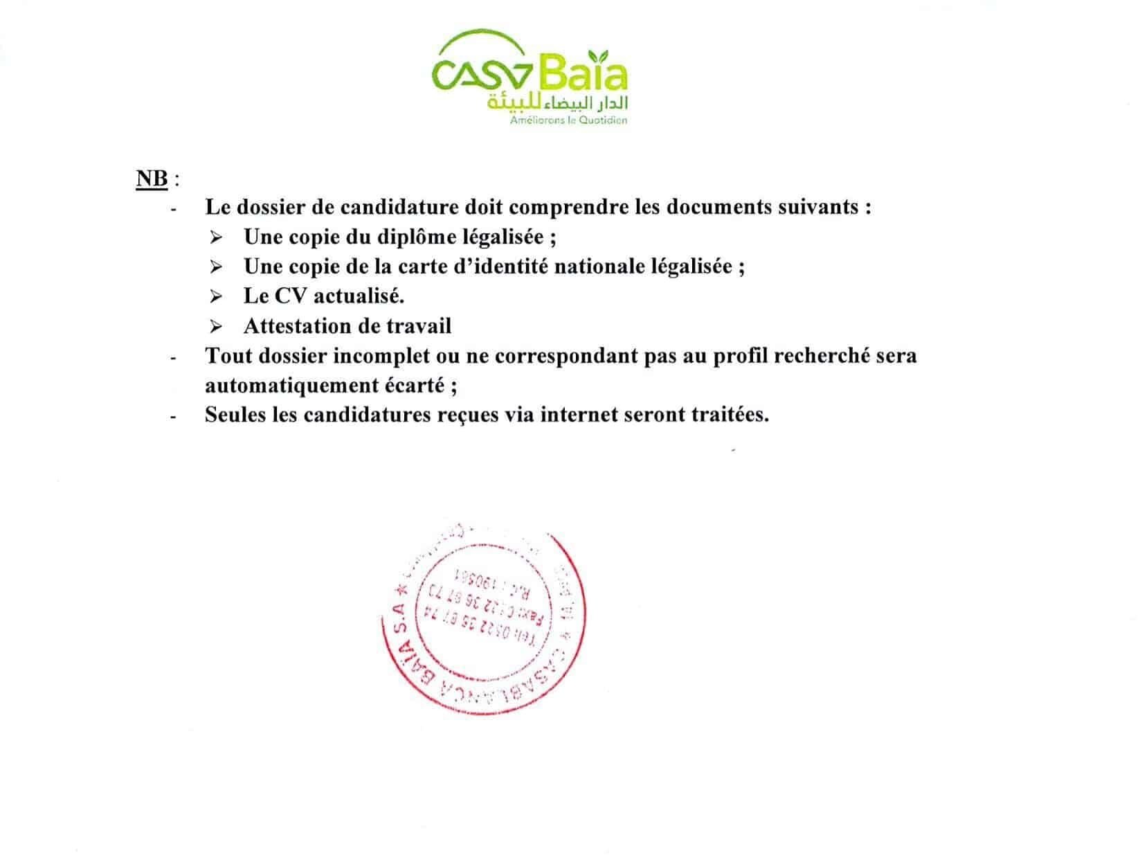 1666886959 271 Casablanca Baia recrute Plusieurs Profils Casablanca Baia recrute Plusieurs Profils