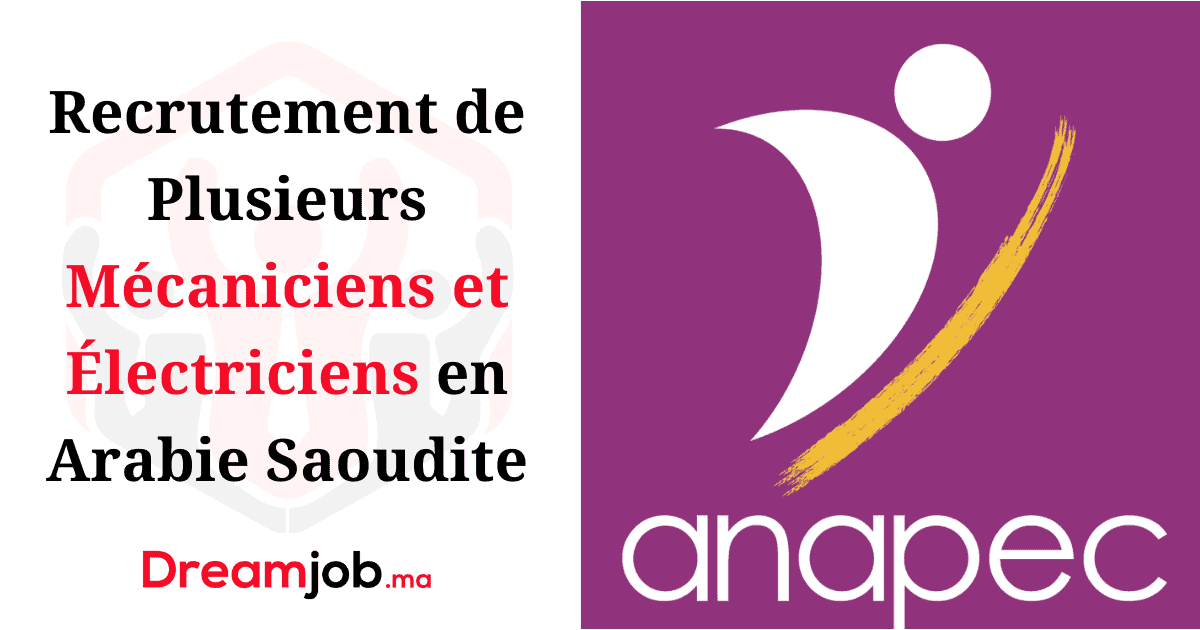 Recrutement de Plusieurs Mécaniciens et Électriciens en Arabie Saoudite