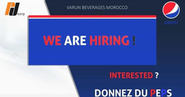 VBM Pepsi Emploi Recrutement