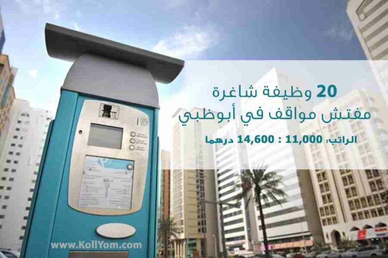 مفتش مواقف في أبوظبي