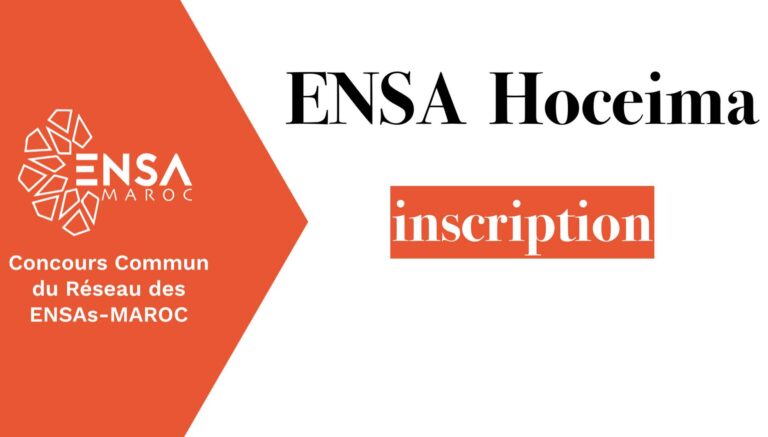ensa hoceima inscription