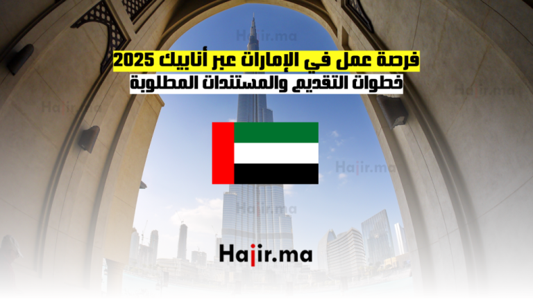 فرصة عمل في الإمارات عبر أنابيك 2025: خطوات التقديم والمستندات المطلوبة