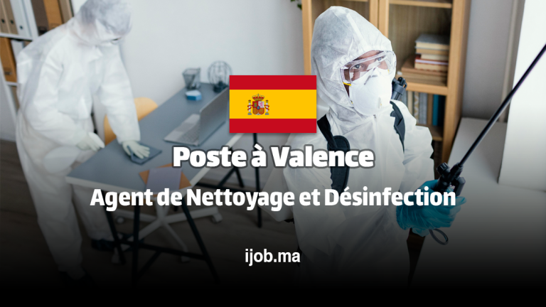 Agent de Nettoyage et Désinfection – Poste à Valence avec Mission dans un Centre Funéraire