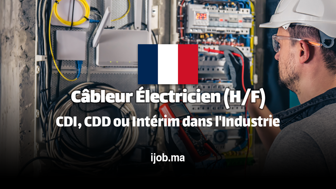 Câbleur Électricien (H/F) – Poste en Isère avec Opportunité de Formation et Évolution