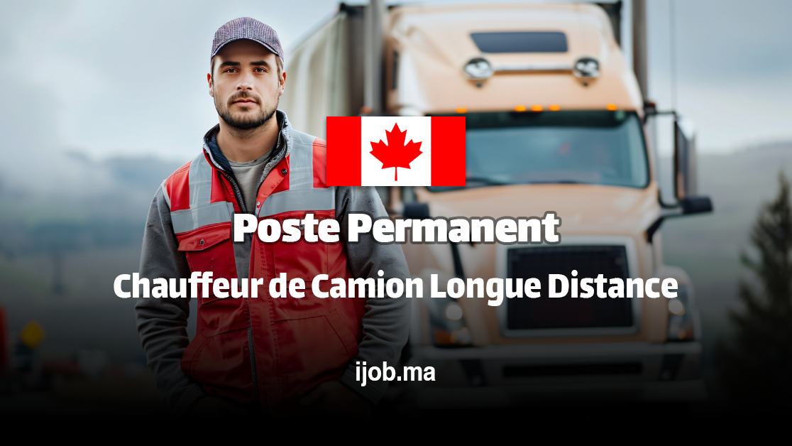 Chauffeur de Camion Longue Distance – Poste avec Salaire de 30,00 $/heure