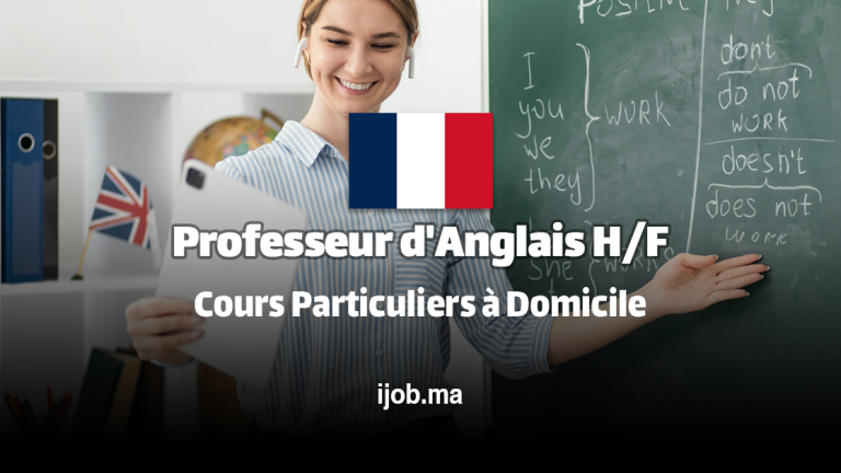 Professeur d’Anglais H/F – Cours Particuliers à Domicile à Fontenay-sous-Bois