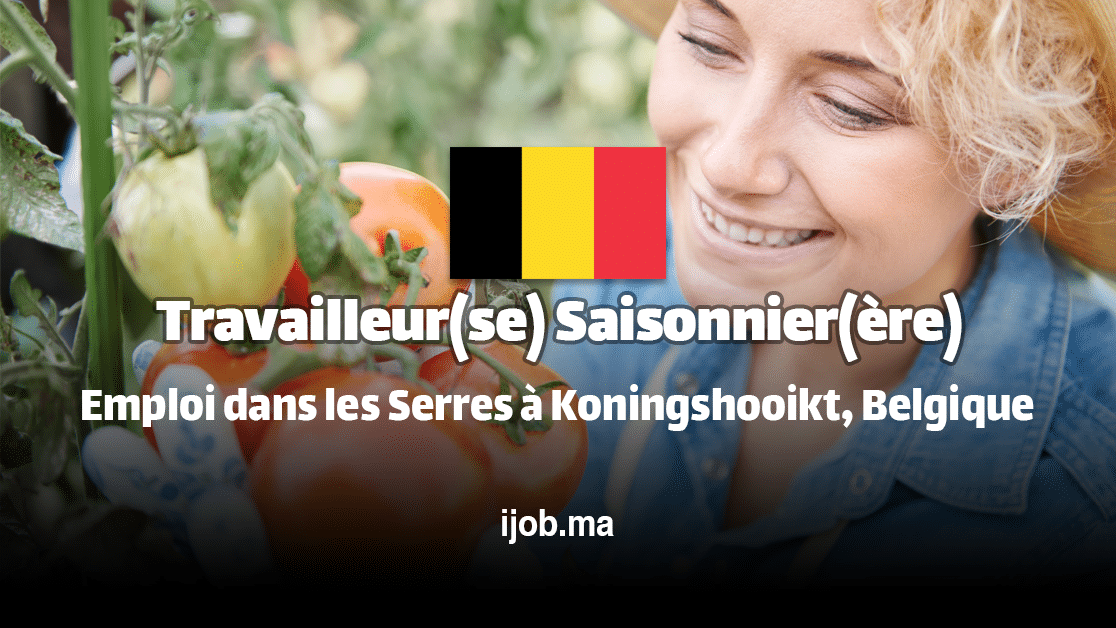 Travailleur(se) Saisonnier(ère) – Emploi dans les Serres à Koningshooikt