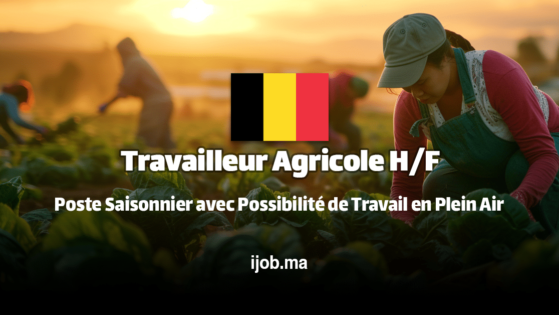 Travailleur Agricole H/F – Rejoignez une Exploitation Agricole à Houthulst !