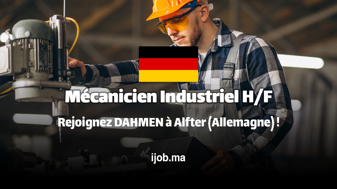 Mécanicien Industriel H/F – Rejoignez DAHMEN à Alfter (Allemagne) ! 3 Mécanicien Industriel H/F – Rejoignez DAHMEN à Alfter (Allemagne) !