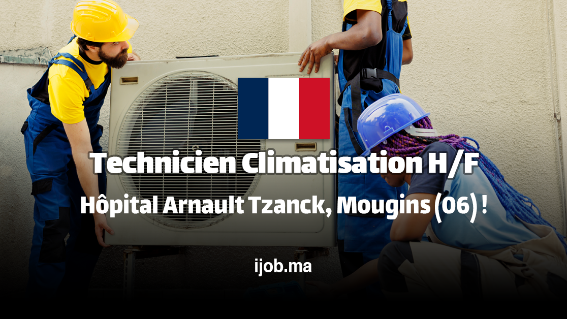 Technicien Climatisation H/F – Hôpital Arnault Tzanck, Mougins (06) ! 4 Technicien Climatisation H/F – Hôpital Arnault Tzanck, Mougins (06) !