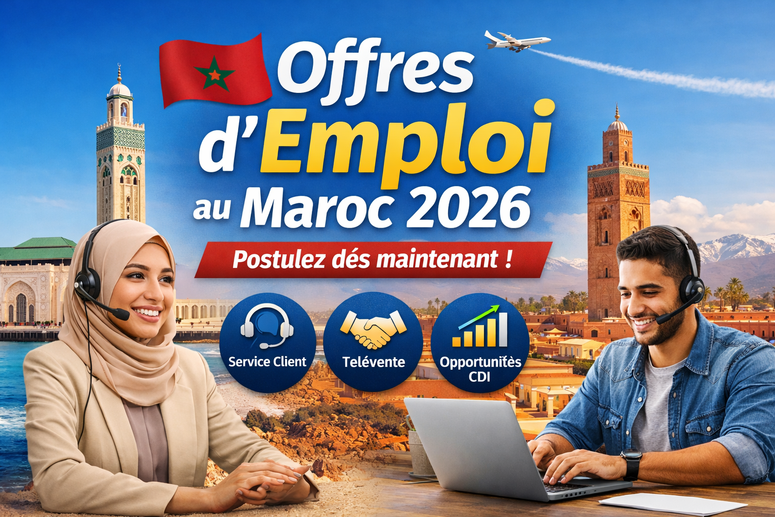 6 Offres d’Emploi au Maroc à Saisir en 2026 – Postulez Dès Maintenant 3 6 Offres d’Emploi au Maroc à Saisir en 2026 – Postulez Dès Maintenant