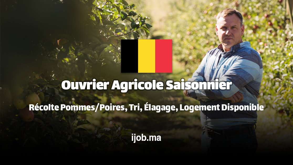 Ouvrier Agricole Saisonnier H/F – Smets Fruit & Sortering, Sint-Truiden (Belgique) !