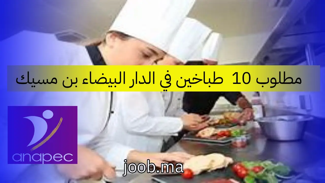 فرص عمل في المطاعم مطلوب 10 طباخين في الدار البيضاء بن مسيك (Cuisinier)