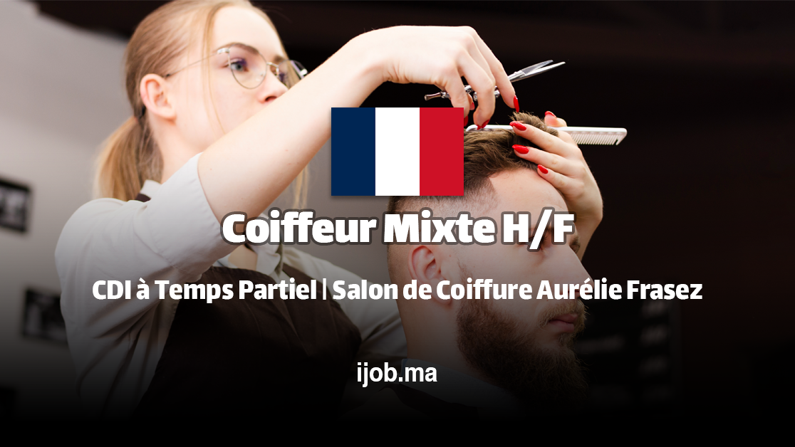 Coiffeur Mixte (H/F) - CDI à Temps Partiel