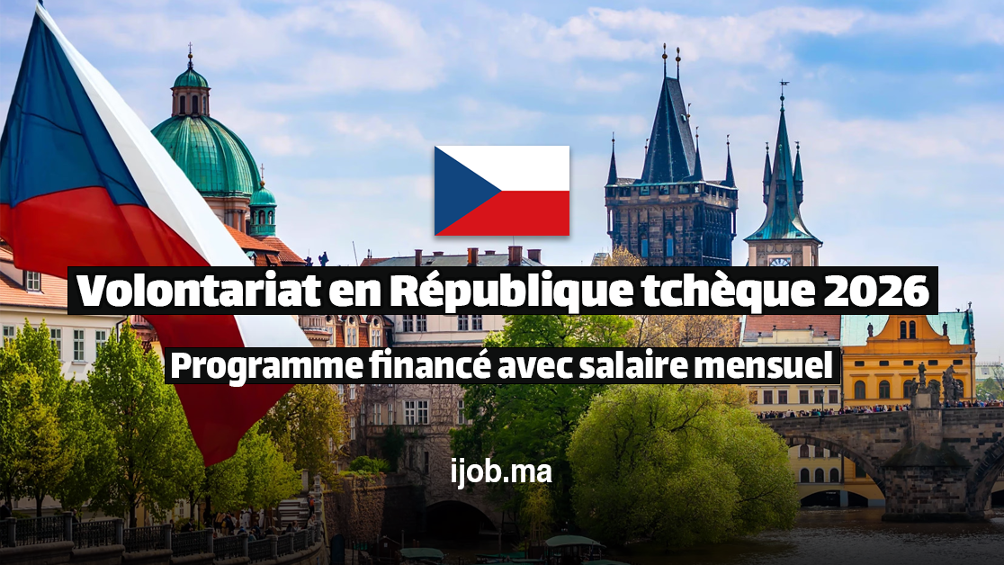 Volontariat République tchèque 2026 : Programme financé avec salaire