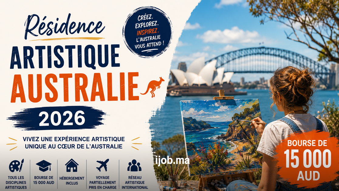 Résidence Artistique Australie 2026 avec Bourse de 15 000 AUD