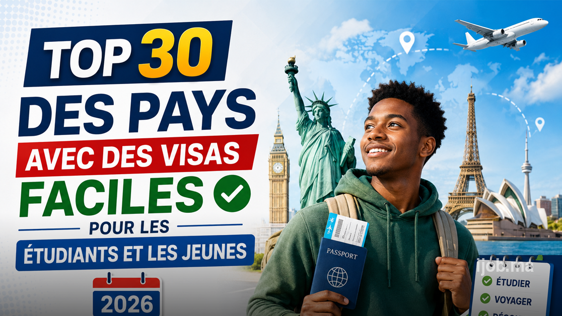 Top 30 des pays avec des visas faciles pour les étudiants et les jeunes en 2026 12 Top 30 des pays avec des visas faciles pour les étudiants et les jeunes en 2026