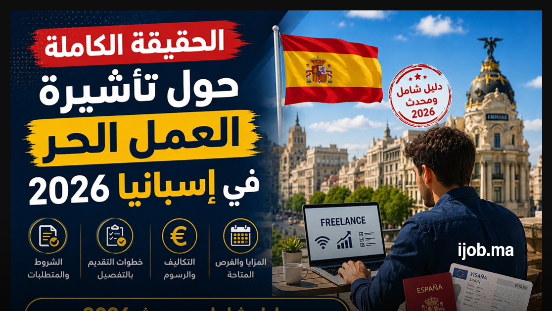 الحقيقة الكاملة حول تأشيرة العمل الحر في إسبانيا 2026