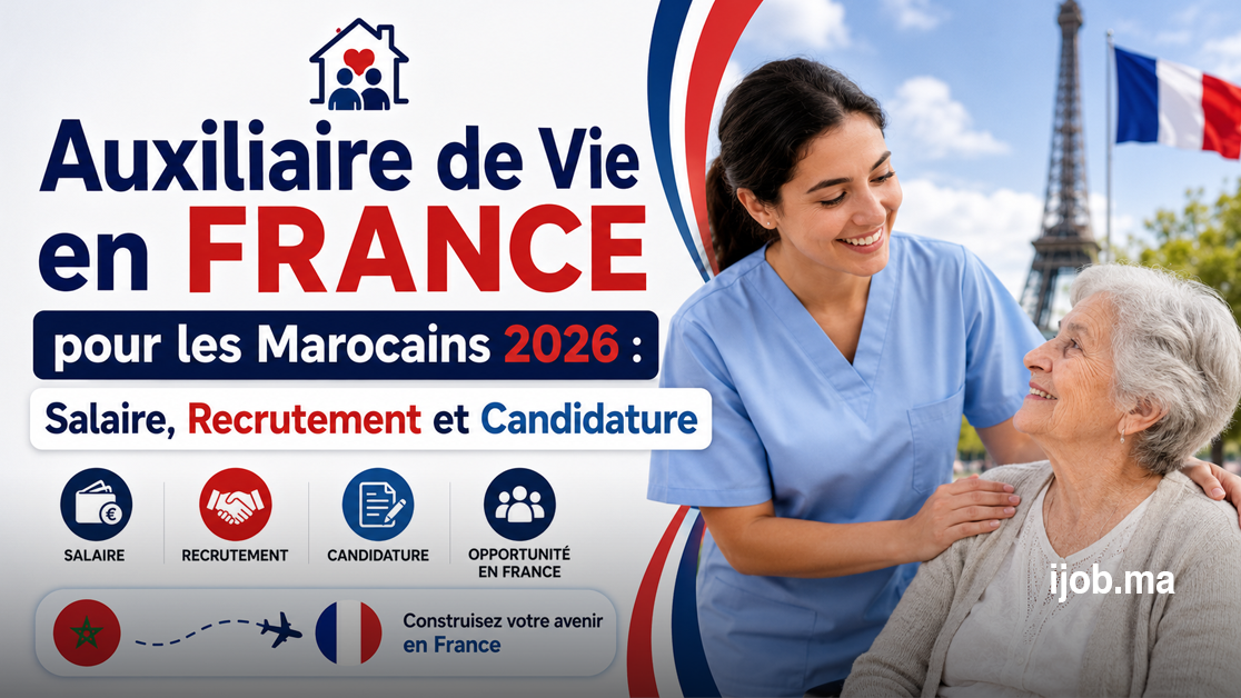 Auxiliaire de Vie en France pour les Marocains 2026 : Salaire, Recrutement et Candidature