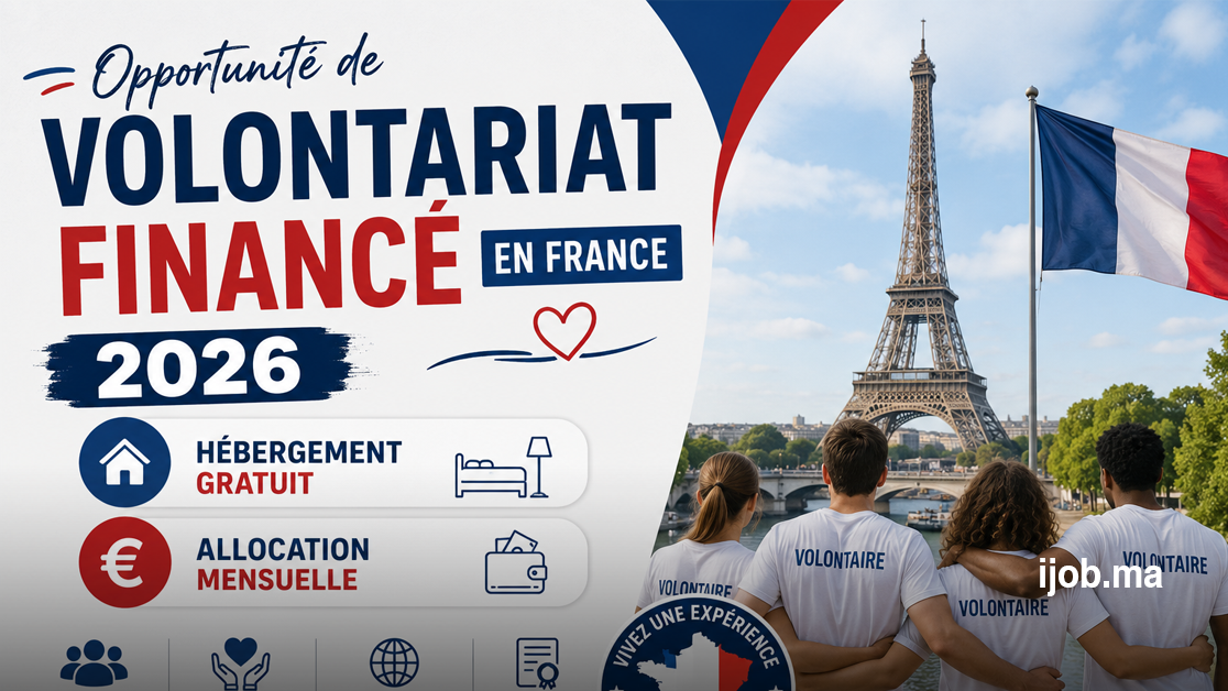 Opportunité de Volontariat Financé en France 2026