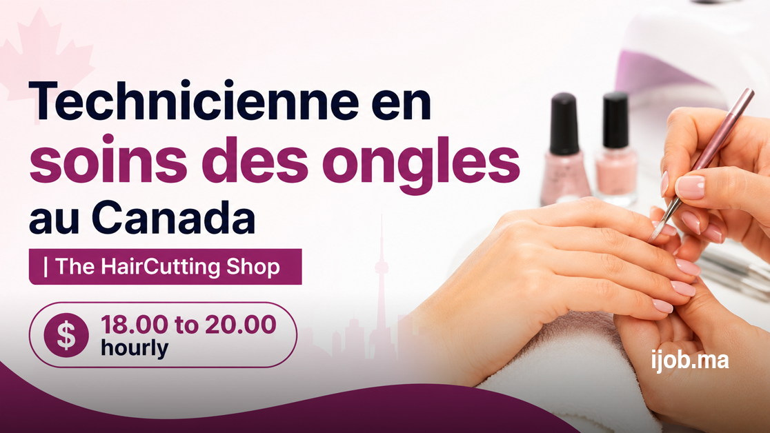 Technicienne en soins des ongles au Canada