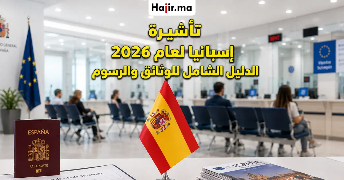 الوثائق المطلوبة للحصول على تأشيرة إسبانيا للمغاربة 2026