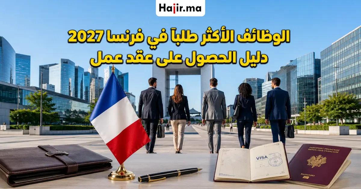 الوظائف الأكثر طلباً في فرنسا لعام 2027 ودليل الحصول على عقد عمل