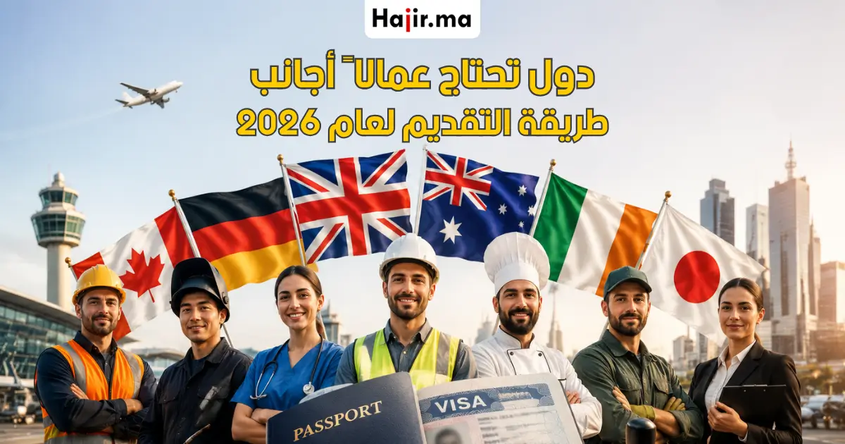 دليل الدول التي تحتاج عمالا أجانب بشكل عاجل وشروط التقديم الرسمي لعام 2026