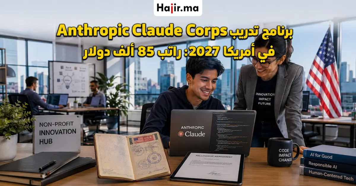 فرصة التدريب في Anthropic Claude Corps بأمريكا 2027: الشروط والراتب