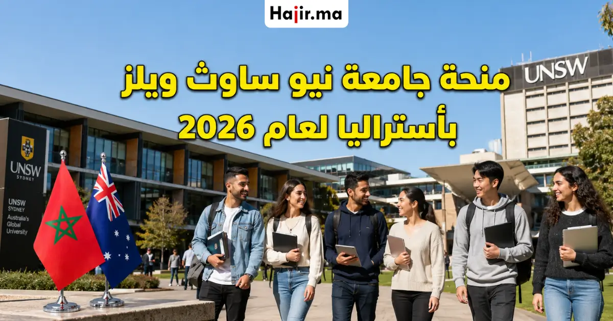منحة جامعة نيو ساوث ويلز بأستراليا 2026 بتمويل حكومي وصناعي مشترك لدراسة الماستر