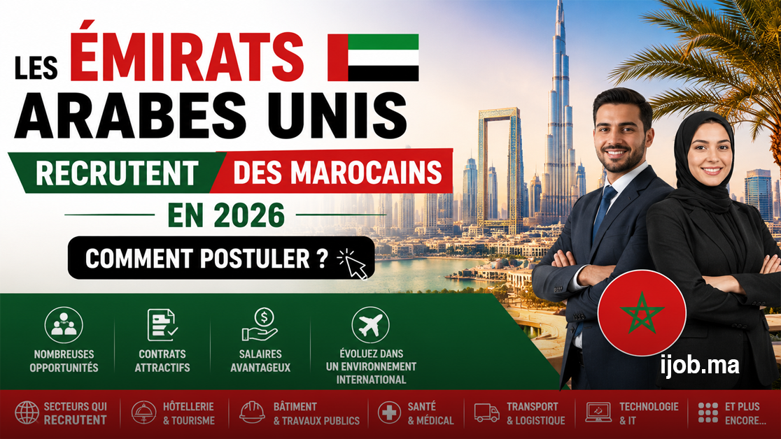 Les Émirats arabes unis recrutent des Marocains en 2026 : Comment postuler ?