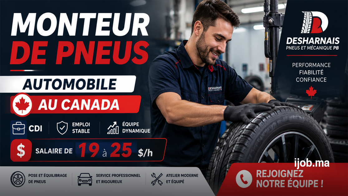 Monteur de Pneus Automobile au Canada 2 Monteur de Pneus Automobile au Canada