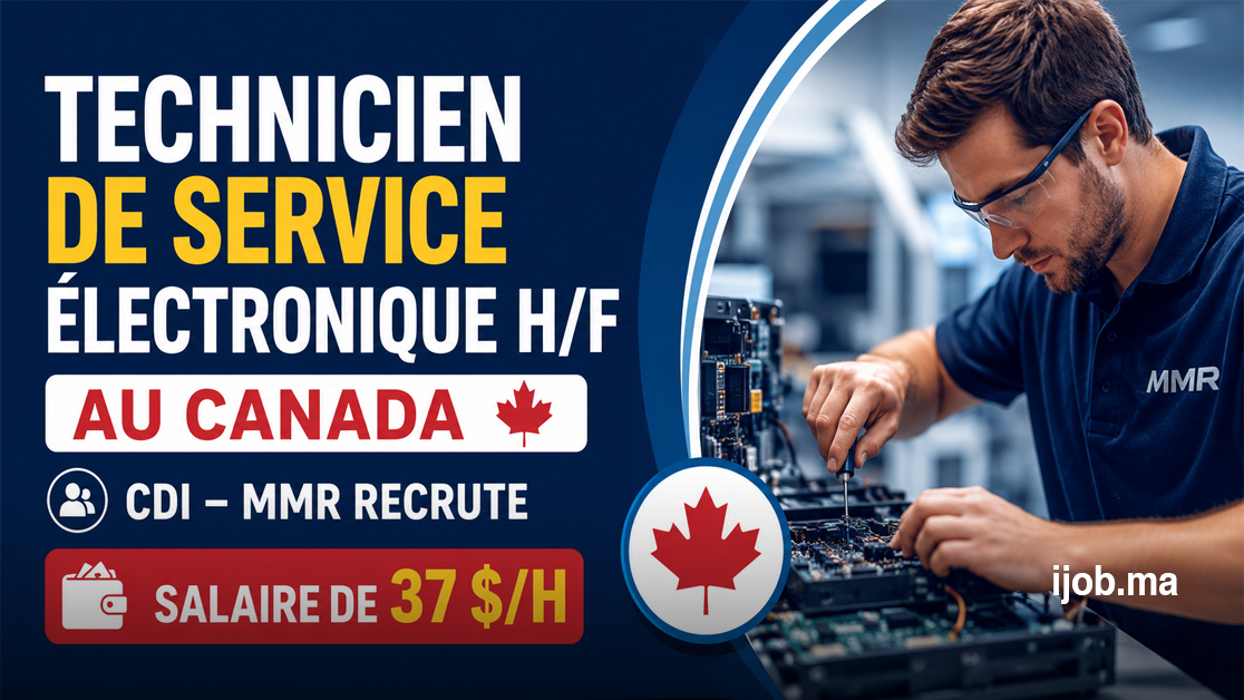 Technicien de Service Électronique H/F au Canada
