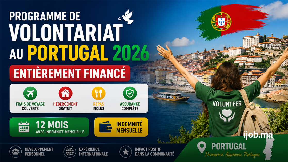Volontariat au Portugal 2026 entièrement financé