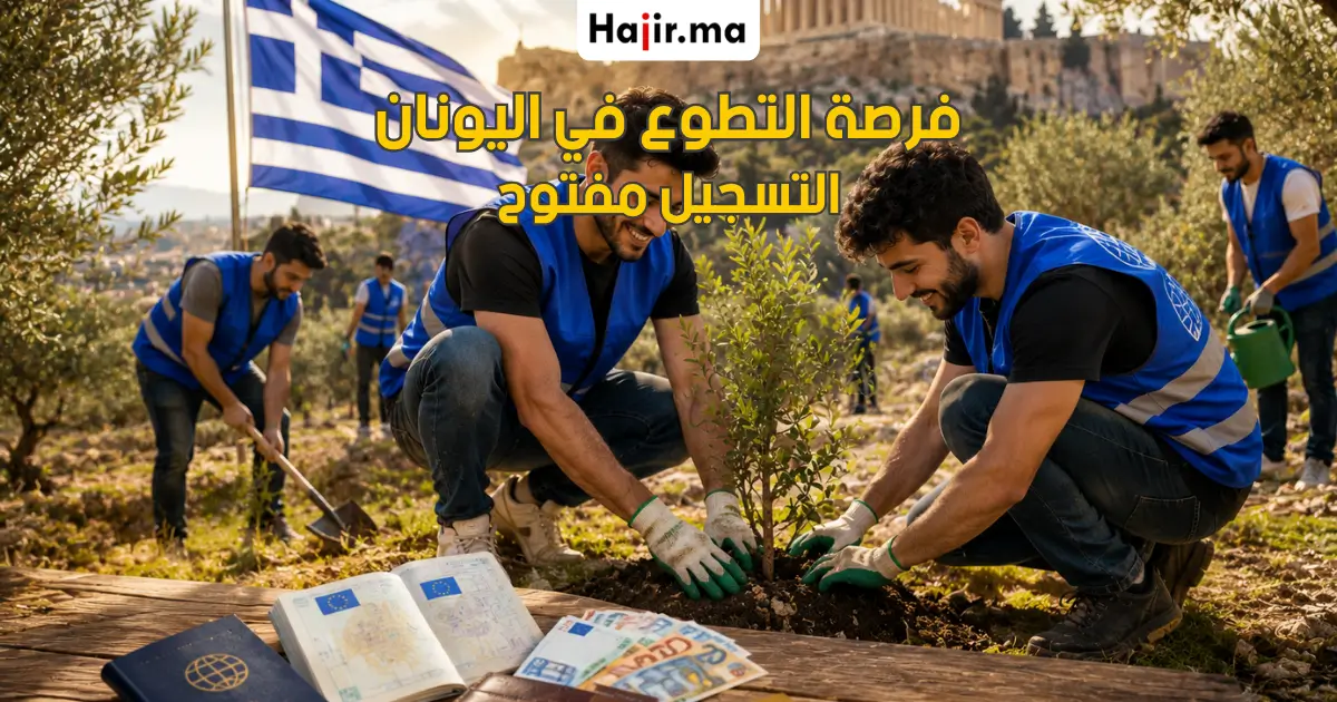 برنامج التطوع الأوروبي في اليونان 2026 المزايا المالية وشروط التقديم لطلب الفيزا
