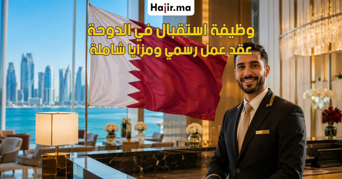 وظيفة وكيل استقبال في قطر بعقد عمل رسمي وحوافز مالية مرتفعة لعام 2026 4 وظيفة وكيل استقبال في قطر بعقد عمل رسمي وحوافز مالية مرتفعة لعام 2026