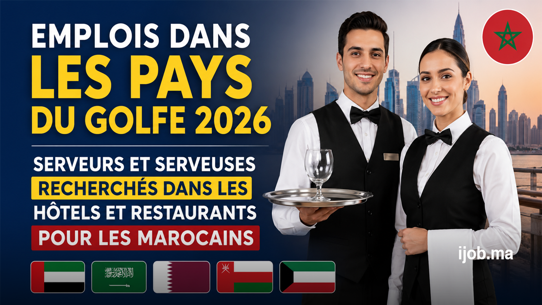 Serveurs et Serveuses pour Marocains